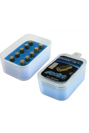 380.0002 SET 10 GETTI POLINI PER CARBURATORE MIKUNI 80/125 INCREMENTO 5 Di Tendenza