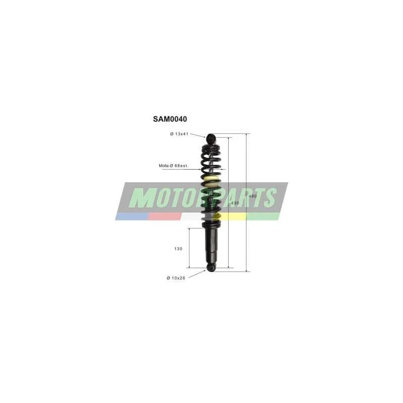 Professionale SAM0040 TOP PERFORMANCE COPPIA AMMORTIZZATORI POSTERIORI COMPLETI CHATENET CH26 I