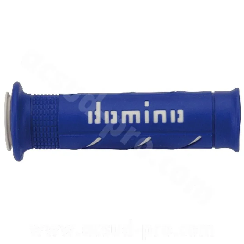 A Buon Prezzo DOMINO coppia manopole road bi-composite blu / bianco a250 120mm/ 125mm 331286U