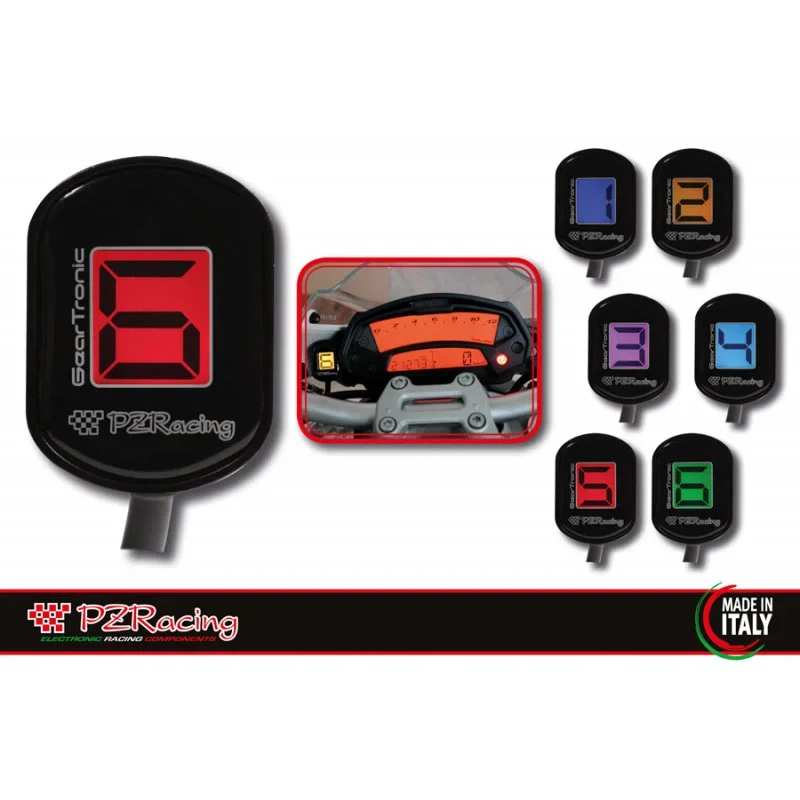 Indicatore di Marcia Moto Universale PZRacing GearTronic GT3000 Miglior Prezzo