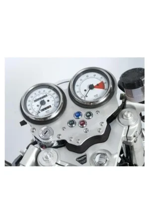 fascia strumentazione, Triumph Thruxton '08-'14 (no Bonneville) - con barra a clip R&G IF0002SI Nuovo Arrivo