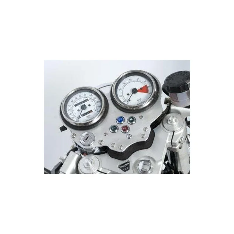 fascia strumentazione, Triumph Thruxton '08-'14 (no Bonneville) - con barra a clip R&G IF0002SI Nuovo Arrivo
