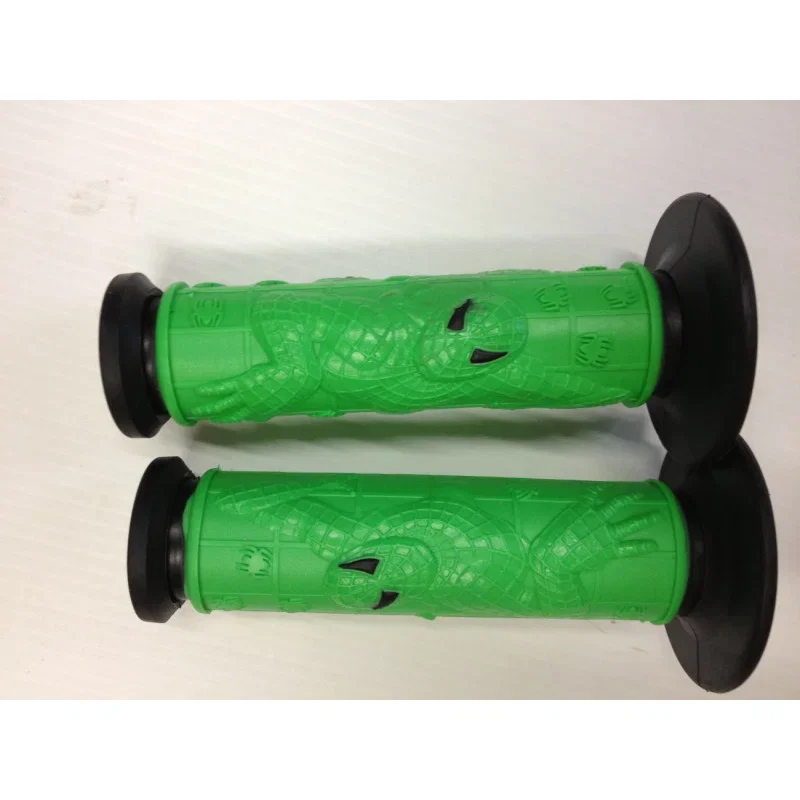 Popolare Coppia MANOPOLE "SPIDERMAN" L.125MM. NERO-VERDE (FINO A ESAURIMENTO SCORTE) Forbikes