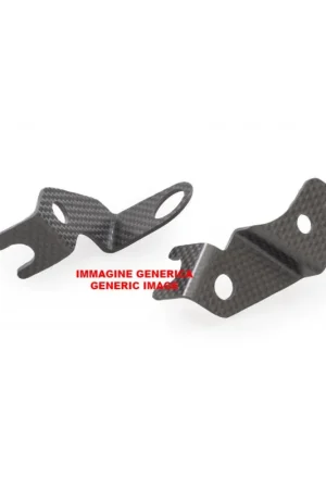 Staffe serbatoi liquidi freno anteriore e frizione - carbonio opaco Ducati Monster 1200 / S ZA973Y CNC RACING Ultimissimo Modello