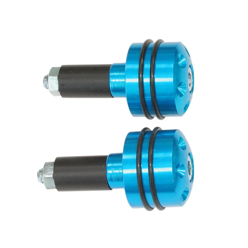 Offerta Speciale CP.STABILIZZATORI MANUBRIO TRAFORATO ALLUMINIO CON O-RINGS 13mm.BLU