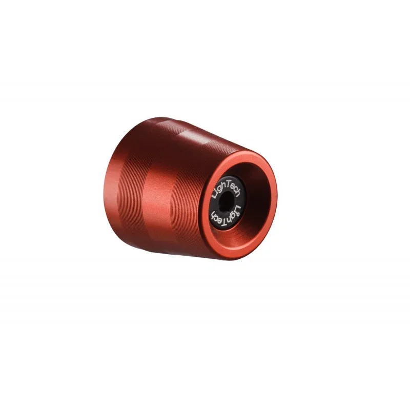 Super Prezzo CONTRAPPESI MANUBRIO RIGATI (COPPIA) ROSSO PER KAWASAKI ER-6N / Z800 LIGHTECH