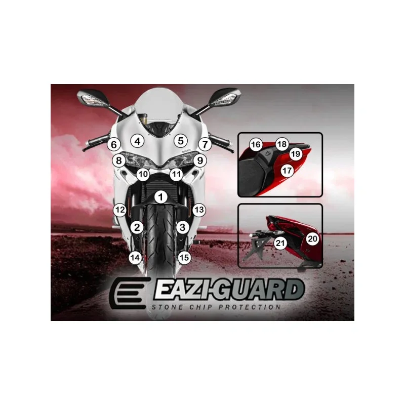 Pellicola protettiva ducati 1299 panigale 2015-2017 EAZI-GRIP Promo Stagionale