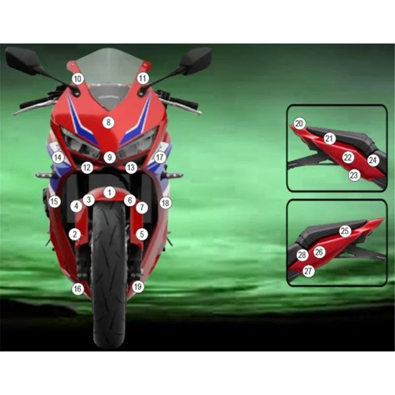 Pellicola protettiva moto HONDA CBR650R EAZI-GRIP Di Tendenza