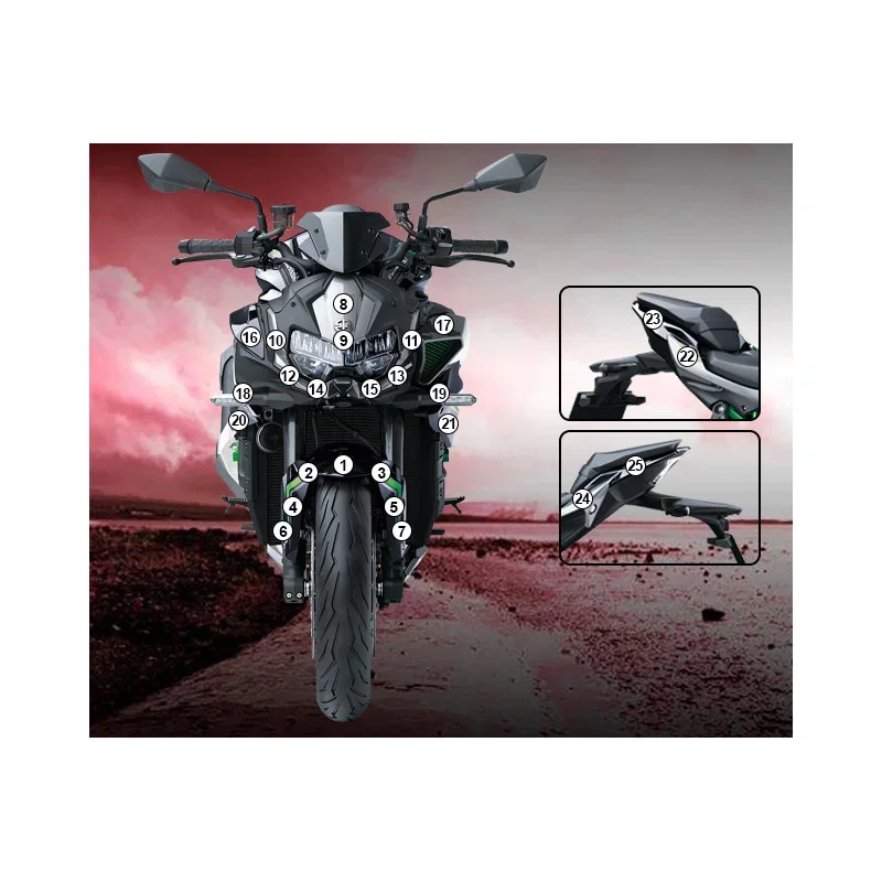 Pellicola moto ZH2 2020- EAZI-GRIP Compra Online
