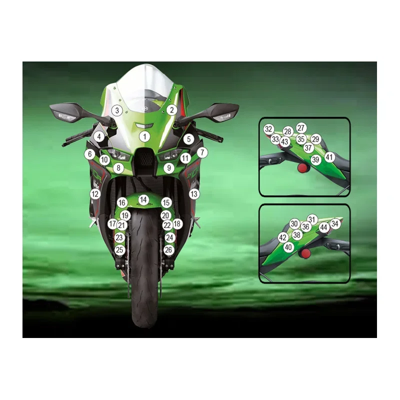 Must-Have Pellicola protettiva ZX-10RR 2021- EAZI-GRIP