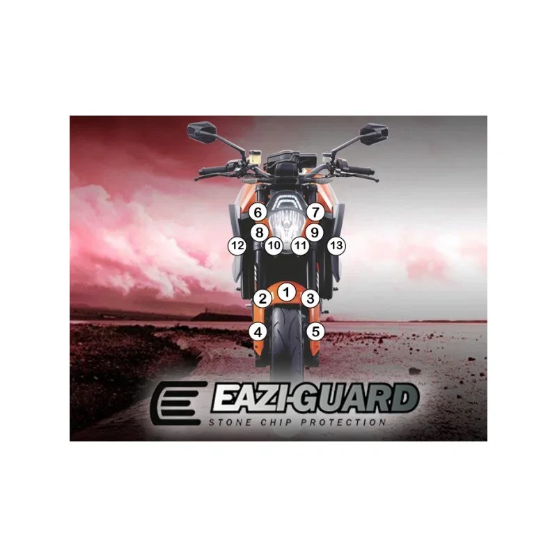 Acquista Ora Pellicola protettiva ktm 1290 superduke 2014-2016 EAZI-GRIP