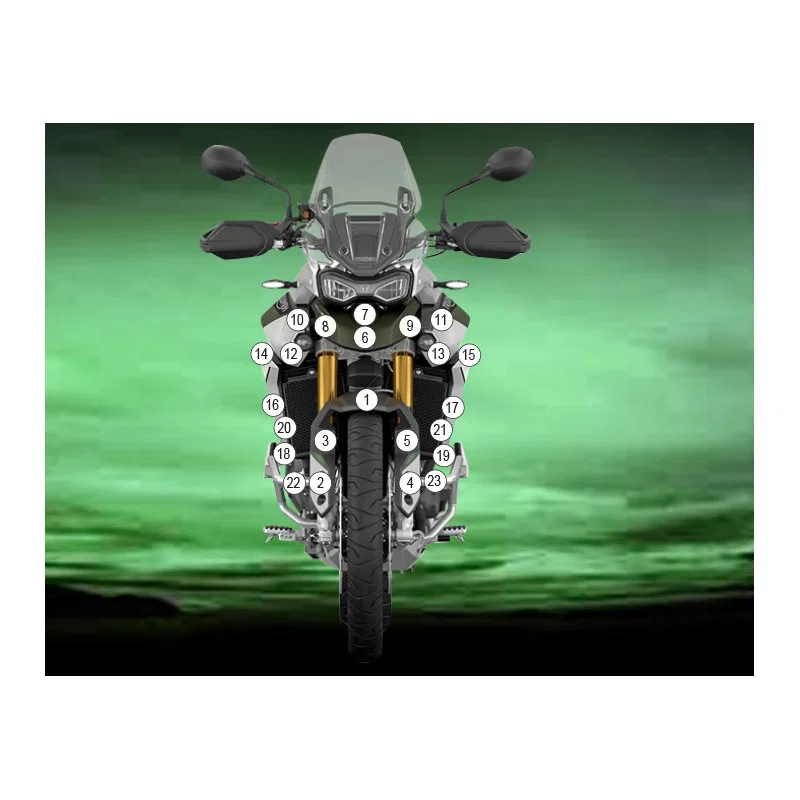 Promozione Pellicola adesiva Tiger 900 rally 2020-2023 EAZI-GRIP