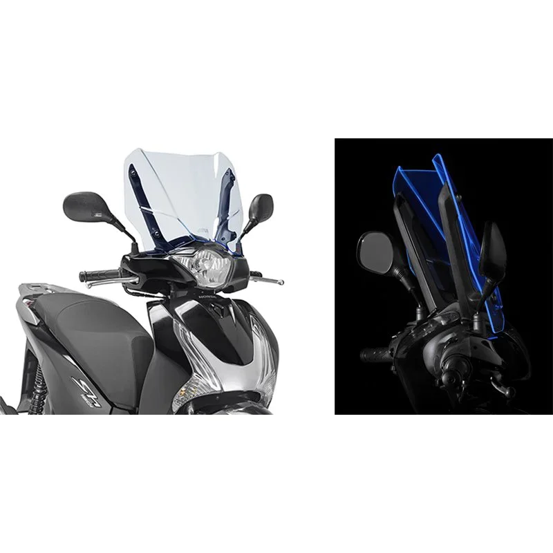 Cupolino "Ice" Montaggio Sugli Attacchi Del Parabrezza Originale Honda - Givi - GV-D1128BL Ordina Subito