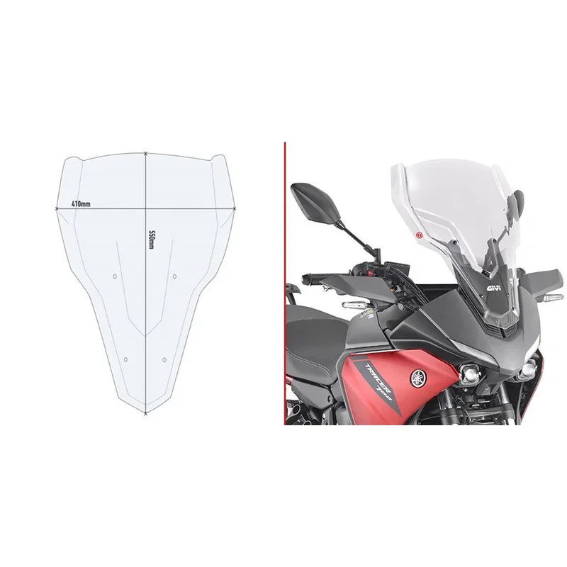 Super Prezzo Cupolino Yamaha Tracer 700'20 Trasparente - Givi - GV-D2148ST