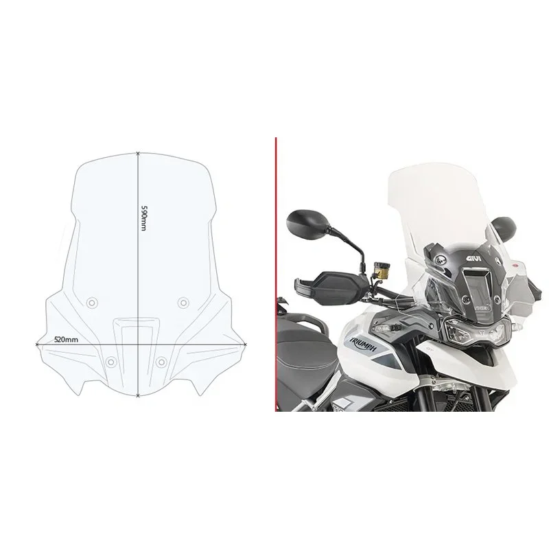 Spoiler Triumph Tiger 900 2020 - Givi - GV-D6415ST Spedito Oggi