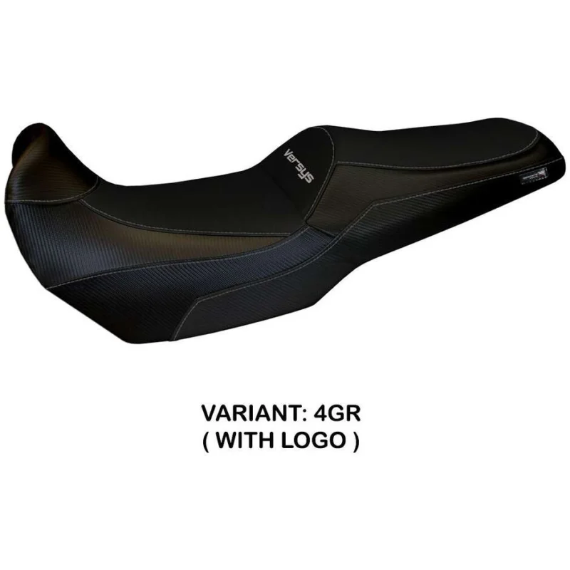 Nuovo Arrivo Rivestimento Sella TPZ Italia Specifico Per Kawasaki Versys 1000 2019 - 2024 Modello Malay Total Black Comfort System