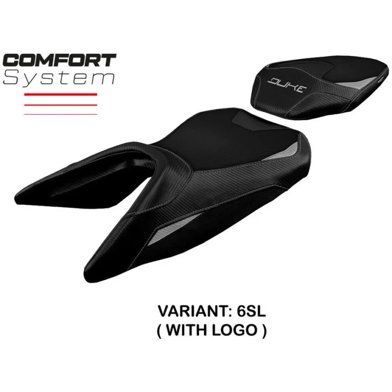 Nuova Collezione Rivestimento Sella TPZ Italia Specifico Per KTM 250 Duke 2017 - 2023 Modello Neum Comfort System