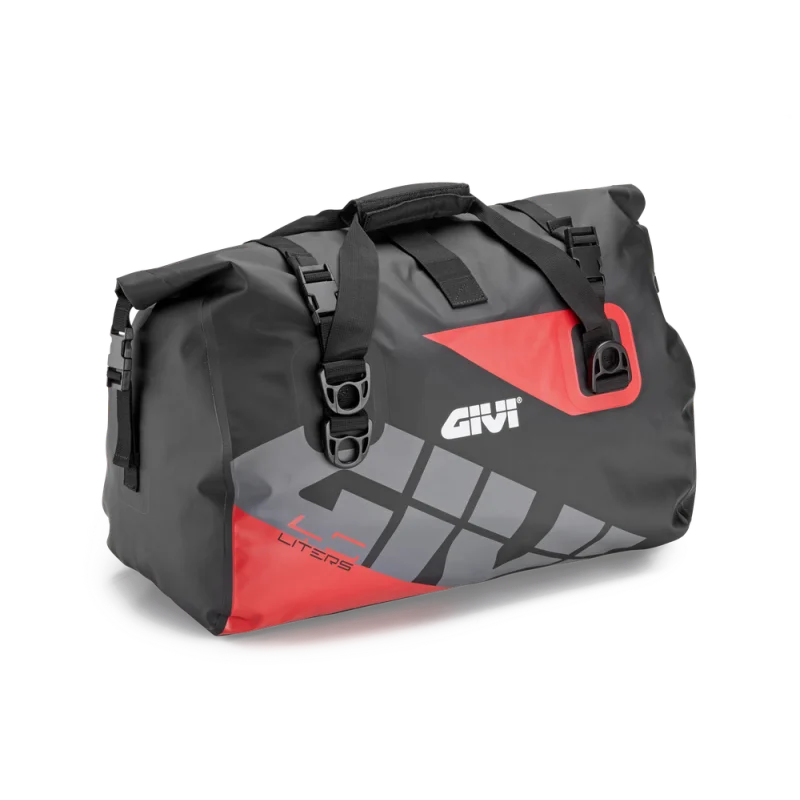 Acquista Ora Givi EA115GRB Borsone da sella Impermeabile 40 Litri Grigio Rosso