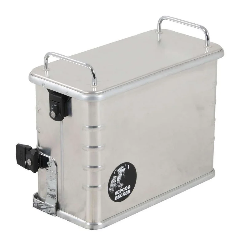 610074 00 00 Hepco e Becker Valigia laterale sinistra standard 35l in alluminio Subito Disponibile
