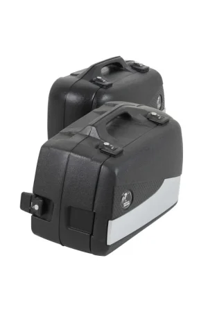 610238 00 09 Hepco e Becker Set di valigie asimmetriche Junior Flash Enduro argento 30L sinistra 40L destra Miglior Prezzo