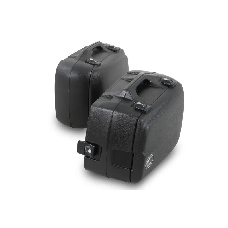 610038 00 01 Hepco & Becker Coppia valigie asimmetriche Junior Enduro 40lt destra + 30lt sinistra nero Reso Gratuito