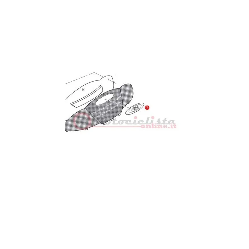 Z451 Marchio GIVI ovale Prezzo Ridotto