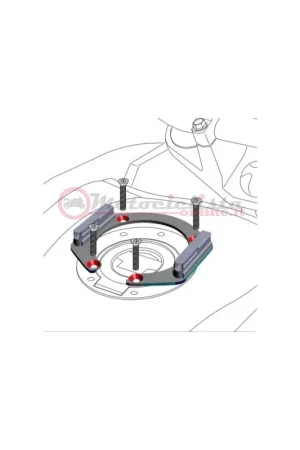 506011-7 Anello magnetico Tankring Lock-it Hepco & Becker per fissaggio borsa da serbatoio 7 Fori per KTM Occasione Imperdibile