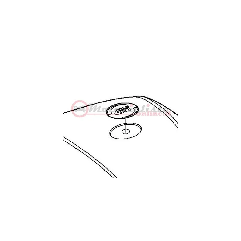 ZV45 Ricambi Bauletto GIVI V46 - V46 TECH Marchio ovale GIVI V46/V35 Promozione