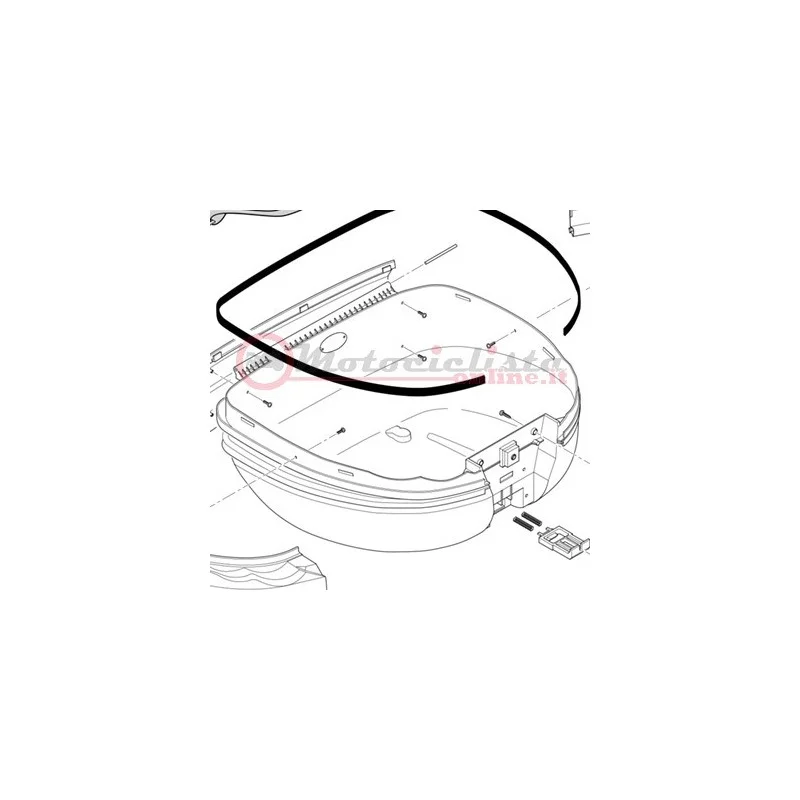 Z55FNTM Ricambi Bauletto GIVI E55 Maxia 3 - E55 Maxia 3 Tech - Fondo E55 Tech montato Compra Online