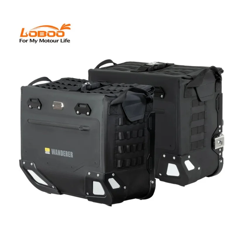 LOBOO Wanderer borse laterali impermeabili 40+40L simmetriche Non Perdere