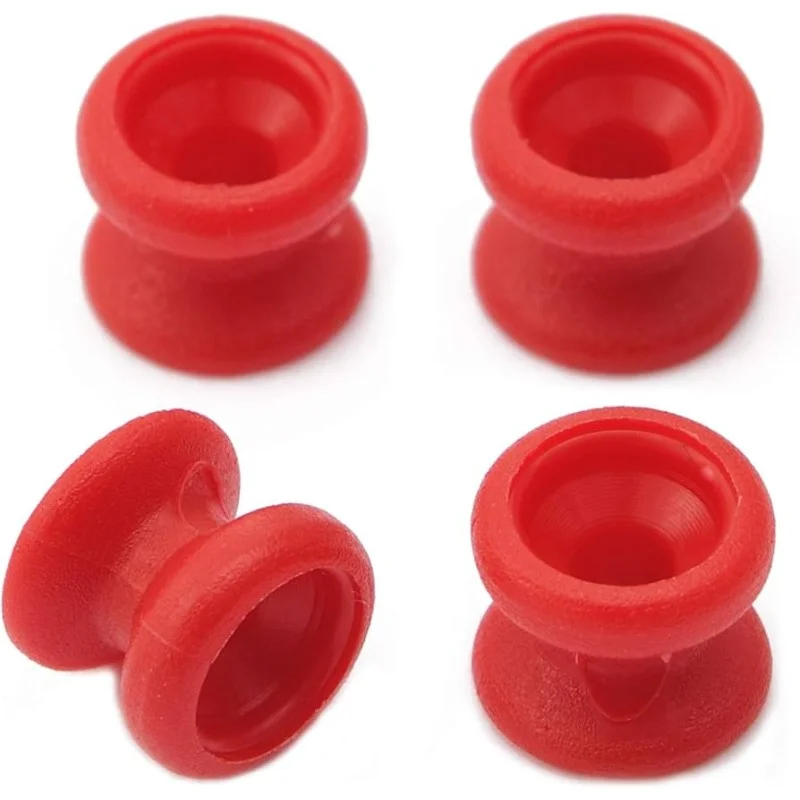 Vendita Finale Kappa Z112RK Carrucoline in nylon rosse (4pz)
