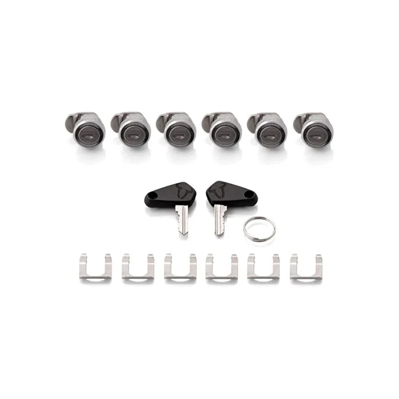 Offerta Limitata Sw Motech ALK.00.165.16303 Kit 6 serrature Trax