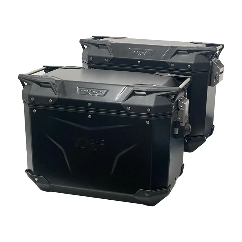 Miglior Prezzo Givi OBKE4837BPACK2 Trekker outback EVO Valigie laterali Nero 48Sx+37Dx litri