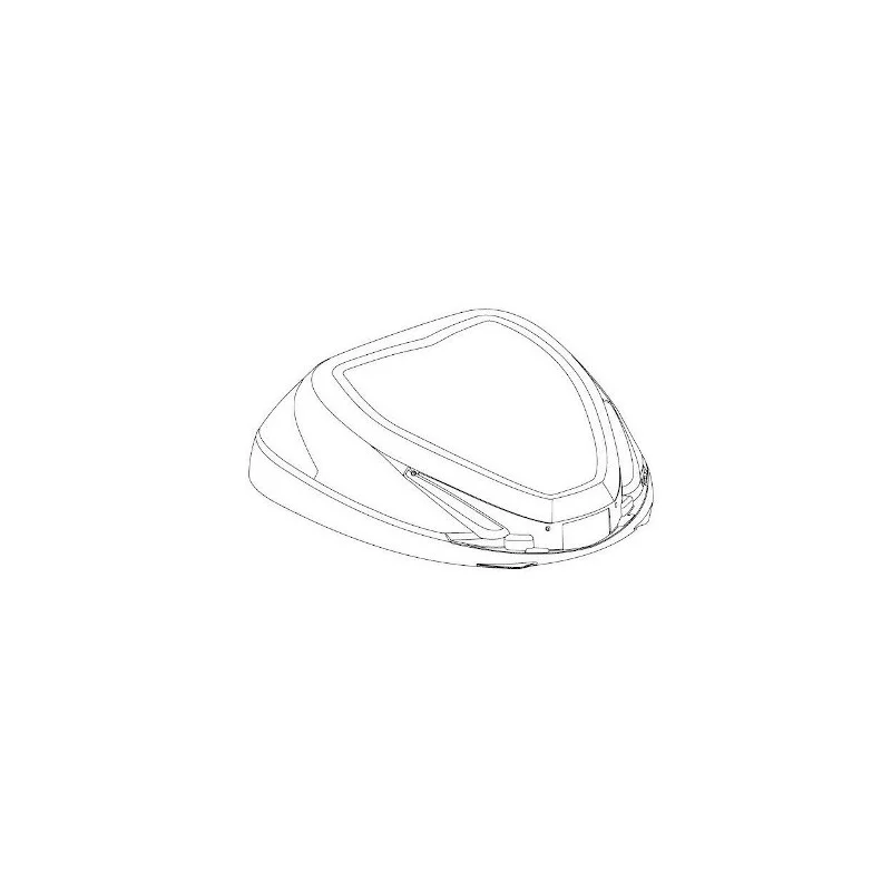 Coperchio di ricambio Givi Z3420CNTM montato valigie monolock B330 Tech Prezzo Basso