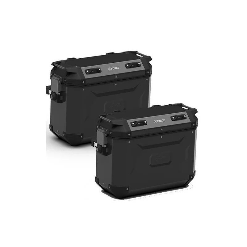 Coppia valigie laterali Kappa KFR48BPACK2 K FORCE 48 litri alluminio Occasione