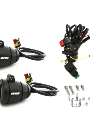 WRS UN301 Kit Faretti Supplementari LED Universali Nero Moto Più Venduto