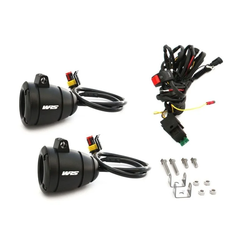 WRS UN301 Kit Faretti Supplementari LED Universali Nero Moto Più Venduto