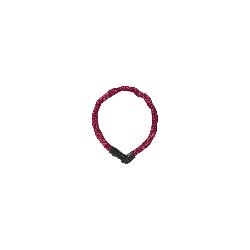 ABUS Tresor 1385/75 Cherry Heart catena bici 75 cm combinazione Quantità Limitata