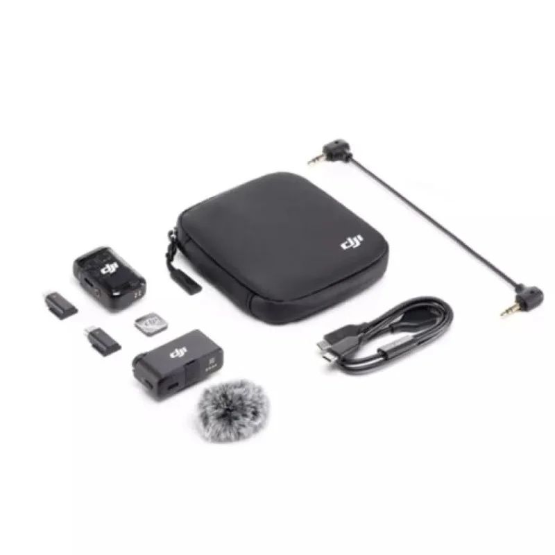 Prezzo Basso DJI MIC 2 (1TX + 1RX) Microfono wireless con noise cancelling