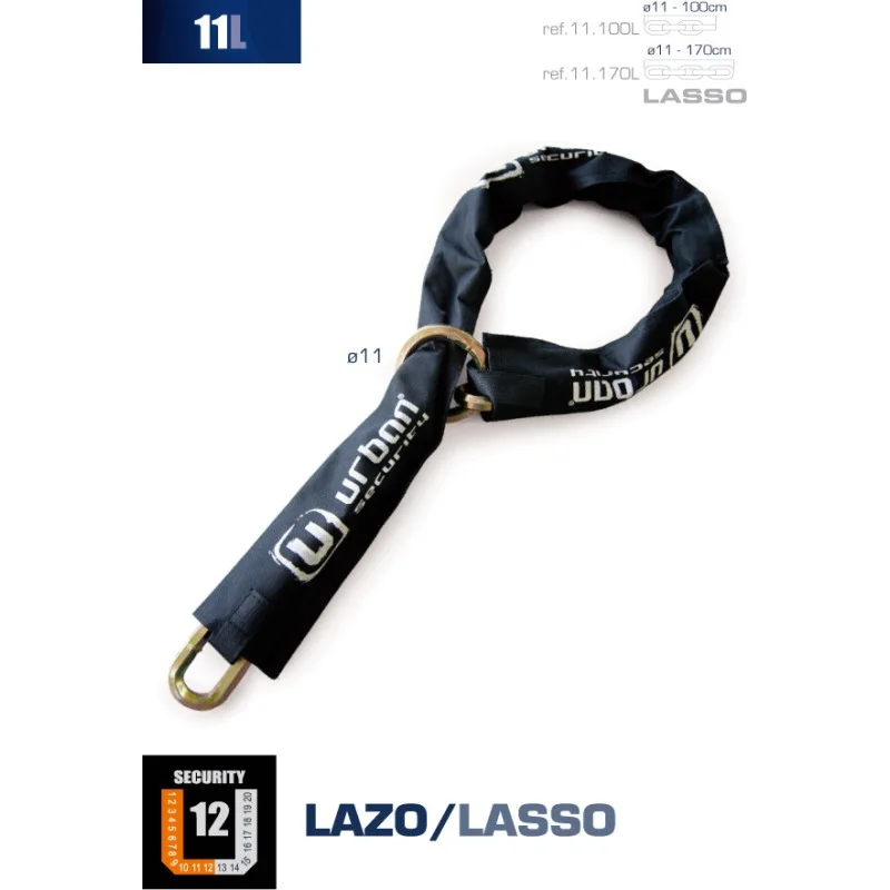 Catena Urban 11L Ø11 mm con sistema lasso, lunghezza 100 cm Promozione Esclusiva