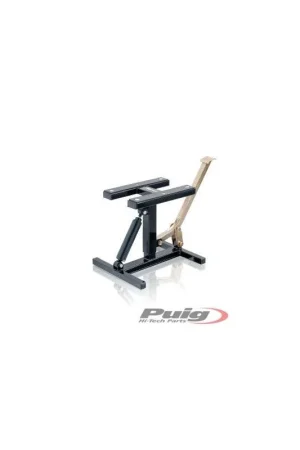 6290N Puig cavalletto centrale idraulico universale Nero Off Road Prezzo Scontato