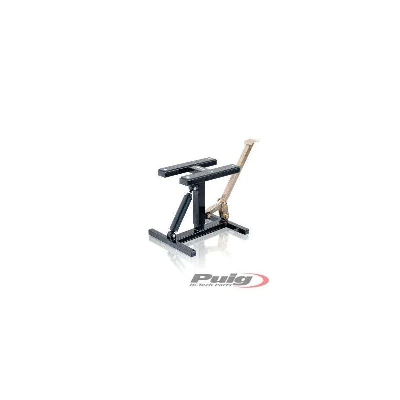6290N Puig cavalletto centrale idraulico universale Nero Off Road Prezzo Scontato