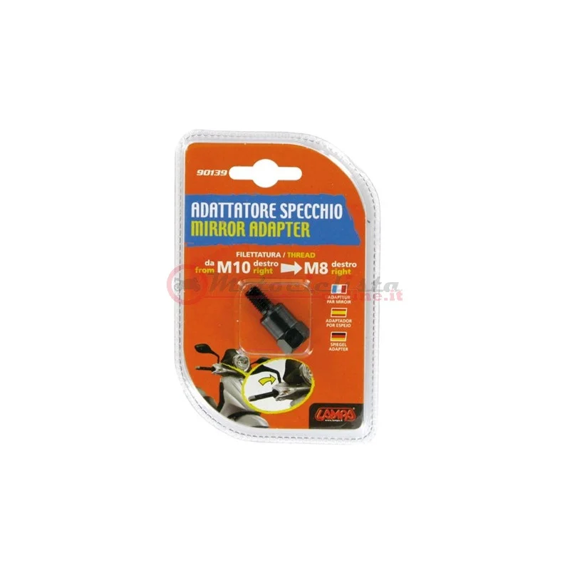 Lampa adattatore specchio moto M10 destro M8 destro cod. 90139 Popolare