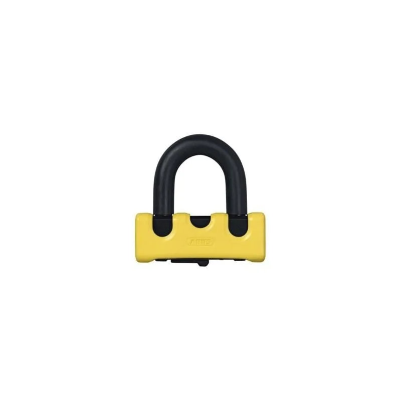 Novità Abus Granit Power XS67 lucchetto blocca disco e corona giallo