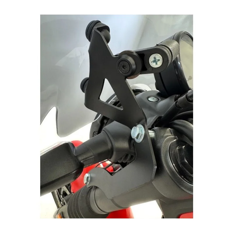 Esclusivo Isotta AC207 Supporto portatelefono universale Ø 22 mm per moto