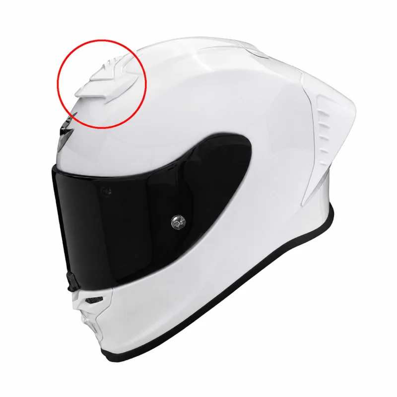 Novità Presa aria superiore Scorpion 99-943-08 per EXO-R1 Bianco perla SOLID