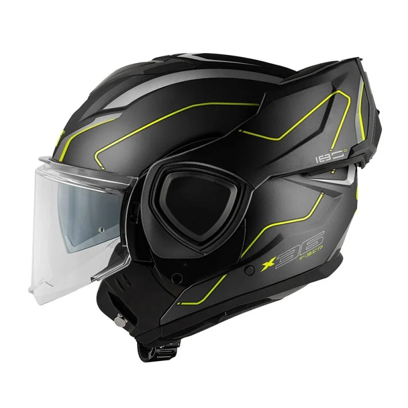 Ultima Occasione Givi X36 FIBER PULSE casco modulare flip-back in fibra di vetro