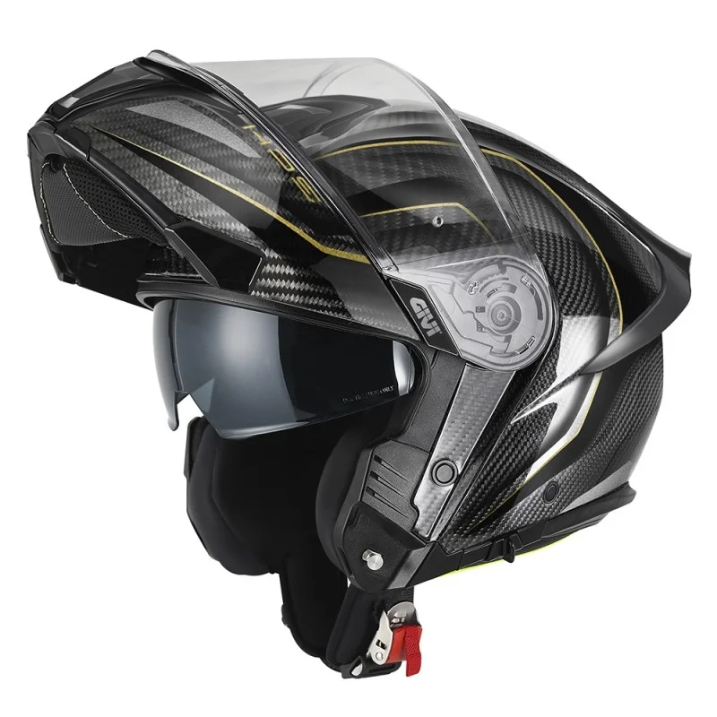 Givi X50 Carbon Casco modulare in fibra touring e urban Deco dorate Sconto