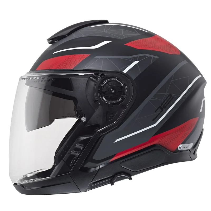 Casco Schuberth J2 Sigma Rosso, Blu o Grigio Con mentoniera removibile Occasione Imperdibile