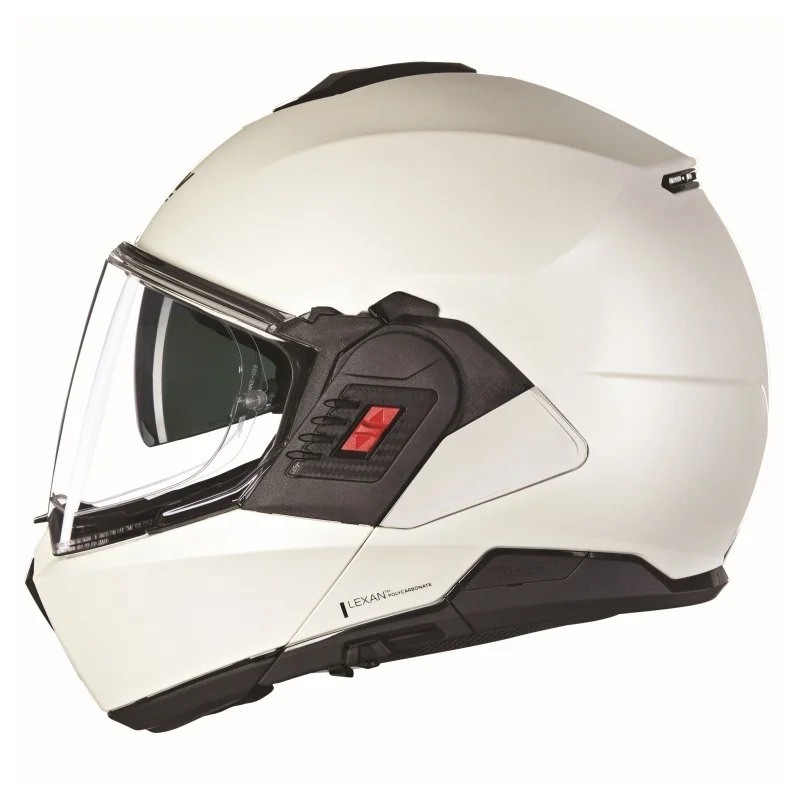 Nolan Casco Modulare Flip-Back N120-1 Classico Nobile Colorazione n. 320 Bianco Prezzo Scontato